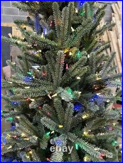 Balsam Hill Nantucket Blue Spruce Color+Clear Prefluffed Tree 6.5 Ft OPEN