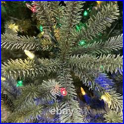 Balsam Hill Nantucket Blue Spruce Color+Clear Prefluffed Tree 6.5 Ft OPEN