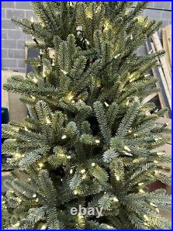 Balsam Hill Nantucket Blue Spruce Color+Clear Prefluffed Tree 6.5 Ft OPEN