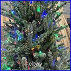 Balsam Hill Nantucket Blue Spruce Color+Clear Prefluffed Tree 6.5 Ft OPEN
