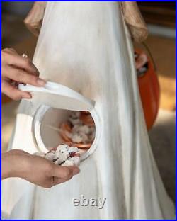 Balsam Hill Outdoor Life-Size Ghost Dog Candy Bowl