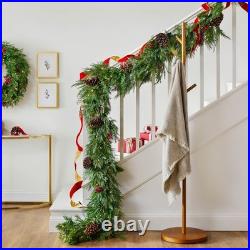 Balsam Hill Outdoor Pre-Lit Evergreen Wreath & Garland-Williams Sonoma47731