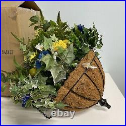 Balsam Hill Outdoor Summer Breeze Hanging Basket Open Box $159