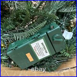 Balsam Hill Pine Peak 28 Wreath Open Box (Box damage/Broken Ornament) $199-Retu