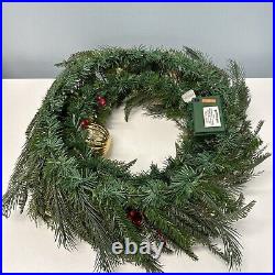 Balsam Hill Pine Peak Holiday Wreath 28 NEWithOpen box $199 Item 4002140