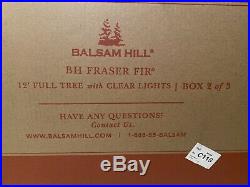 Balsam Hill Prelit Artificial Christmas Tree 12 Frasier Fir