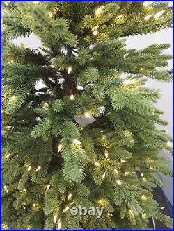 Balsam Hill Red Spruce Slim 6.5' Christmas Tree Prelit Clear LED NewithOpen Box