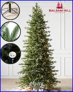 Balsam Hill Red Spruce Slim 6.5 Ft Christmas Tree Candlelight Clear LED