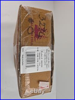 Balsam Hill Set of 24 Gold Mercury Glass Mini Ornaments 4 ea of 6 Shapes