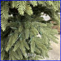 Balsam Hill Silverado Slim 7 Foot Color+ Clear LED Easy Plug Open $999