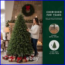 Balsam Hill Vermont White Spruce Artificial Christmas Tree 6ft Unlit Hearth Fir