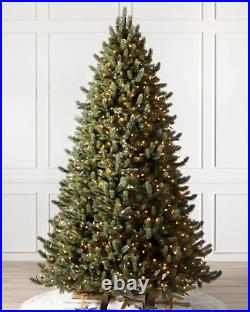 Balsam Hill Vermont White Spruce Christmas Tree 7.5 Ft Prelit Candlelight Clear