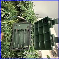 Balsam Hill White Berry Cypress Foliage 28 prelit Battery operated-LIGHT ISSUE