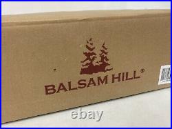 Balsam Hill Winter Evergreen Wreath 30 NEWithOpen box Clear LED Lights Natural