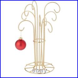Bard’s 9 Arm Gold-toned Ornament Stand, 12 H x 6.75 W x 6.75 D
