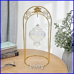 Bard's Arched Gold-toned Ornament Stand, Large Angel, 12.25 H x 6 W x 6 D