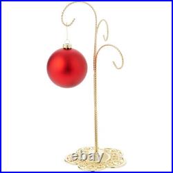 Bard's Filigree 3 Arm Gold-toned Ornament Stand, 12.75 H x 5 W x 5 D Bard's Filigree 3 Arm Gold-toned Ornament Stand, 12.75 H x 5 W x 5 D