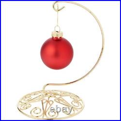 Bard's Ornate Gold-toned Ornament Stand, Small, 6 H x 4 W x 4 D