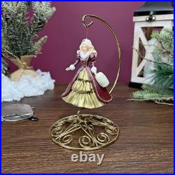 Bard's Ornate Gold-toned Ornament Stand, Small, 6 H x 4 W x 4 D