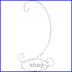 Bard's Twisted Silver Ornament Stand, Large, 12.25 H x 5.5 W x 7.5 D