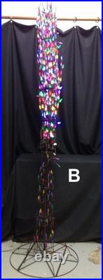 Bare Branch Tree Holiday Christmas Tree Pre-Lit LED metal frame 8' yard ornament