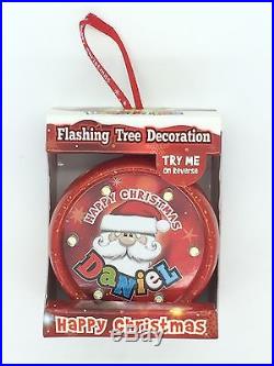 Bargain Bulk Of 235 Flashing Personalised Name Christmas Tree Decorations lights