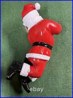 Barthelmess Climbing Santa Claus 22 Fiberglass Resin Christmas Decoration 1995