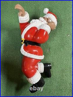 Barthelmess Climbing Santa Claus 22 Fiberglass Resin Christmas Decoration 1995
