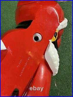 Barthelmess Climbing Santa Claus 22 Fiberglass Resin Christmas Decoration 1995