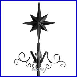 Barton 6.4ft Wrought Christmas Tree Ornament Display Stand Holder Hang Wire Hook