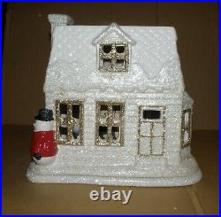 Bath And Body Works 2018 Holiday House Luminary 3-wick Candle Holder Brand New