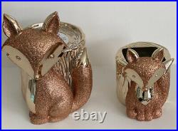 Bath & Body Works FOX Fall 2020 Rose Gold Pedestal Candle & Soap Holder Lot New