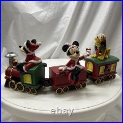 Battery Operated 11 Piece Disney Holiday Village with Mickey Mouse and Friends