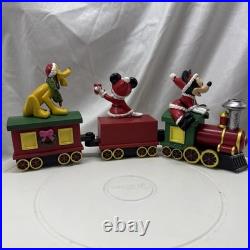 Battery Operated 11 Piece Disney Holiday Village with Mickey Mouse and Friends