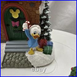 Battery Operated 11 Piece Disney Holiday Village with Mickey Mouse and Friends