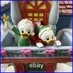 Battery Operated 11 Piece Disney Holiday Village with Mickey Mouse and Friends