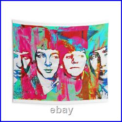 Beatles Dream Graffiti Indoor Wall Tapestries by Stephen Chambers