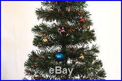Beautiful FIBER OPTIC Christmas Tree BRAND NEW 5' and 6' multicolor options