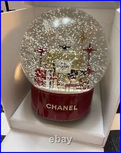Beauty Perfumes VIP GIFT Gold Snow Globe Christmas Decor 2022