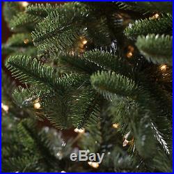 Belham Living 7.5 ft. Natural Evergreen Clear Pre-Lit Full Christmas Tree