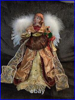 Belk Biltmore Christmas Decor Tabletop Holy Family and Angel Tree Topper