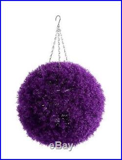 Best Artificial 40cm Purple Violet Heather Topiary Ball Mothers Day Gift Basket