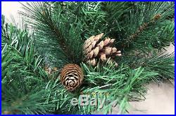 Best Artificial 6ft/180cm Luxury Christmas Garland & Pine Cones Xmas Decor tree