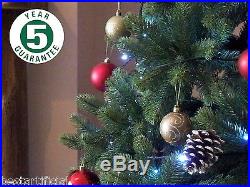 Best Artificial Premium 7ft Hinged Christmas Tree Indoor Realistic 100% PE Tips