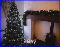 Best Artificial Slim Premium 7ft 210cm Hinged Christmas Tree Indoor 100% PE Tips