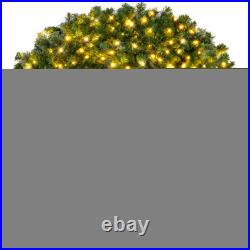 Best Choice Products Pre-Lit Artificial Fir Wreath LED Lights Plug-In PVC Tips Best Choice Products Pre-Lit Artificial Fir Wreath LED Lights Plug-In PVC Tips