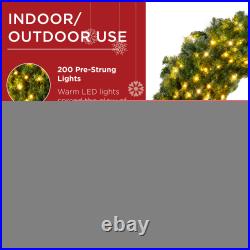Best Choice Products Pre-Lit Artificial Fir Wreath LED Lights Plug-In PVC Tips Best Choice Products Pre-Lit Artificial Fir Wreath LED Lights Plug-In PVC Tips