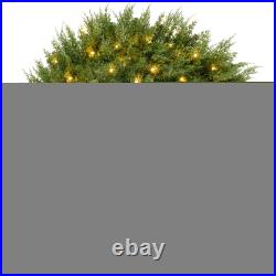 Best Choice Products Pre-Lit Cedar Cypress Realistic Wreath Twinkling LEDs