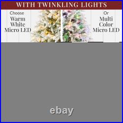 Best Choice Products Pre-Lit Flocked Cedar Cypress Tree Twinkling Lights Best Choice Products Pre-Lit Flocked Cedar Cypress Tree Twinkling Lights