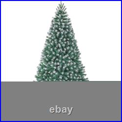Best Choice Products Unlit Frosted Artificial Spruce Tree withEasy Assembly Blue
